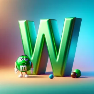 M&m — litera W