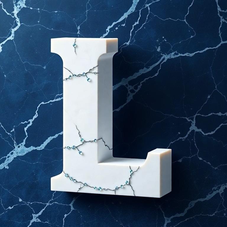 Marble — litera L