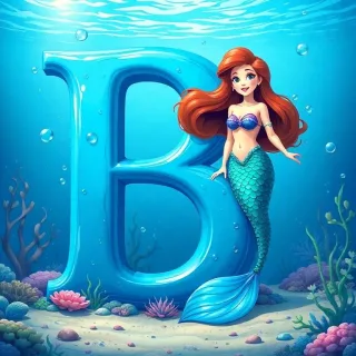 Mermaid — litera B