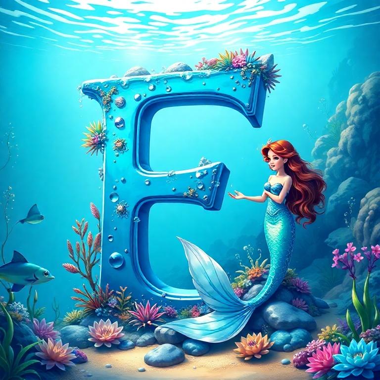 Mermaid — litera E