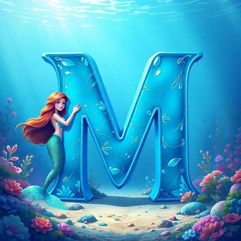Mermaid — litera M