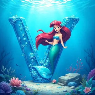 Mermaid — litera V