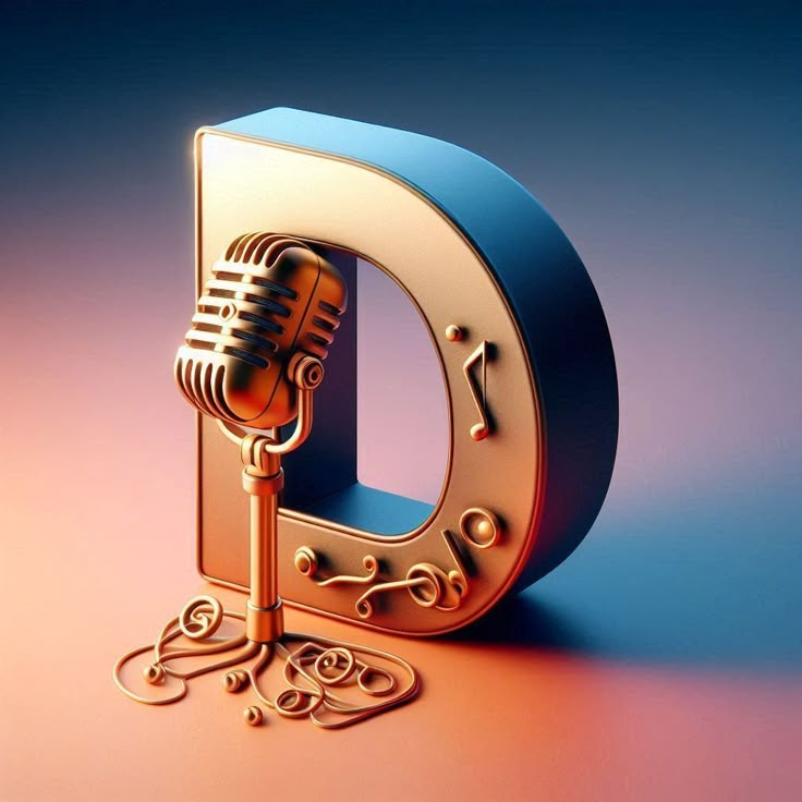 Microphones — litera D (wariant 2)