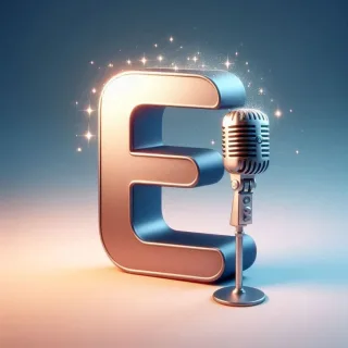 Microphones — litera E (wariant 2)