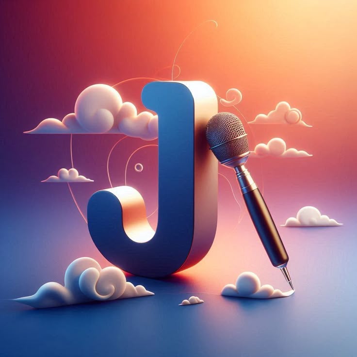 Microphones — litera J (wariant 2)