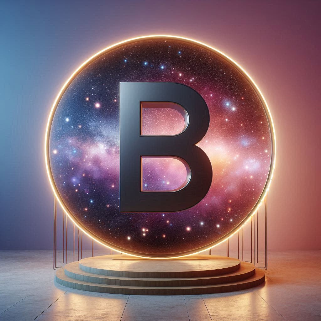 Mirror — litera B (wariant 2)