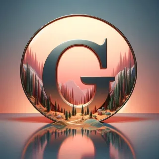 Mirror — litera G (wariant 2)