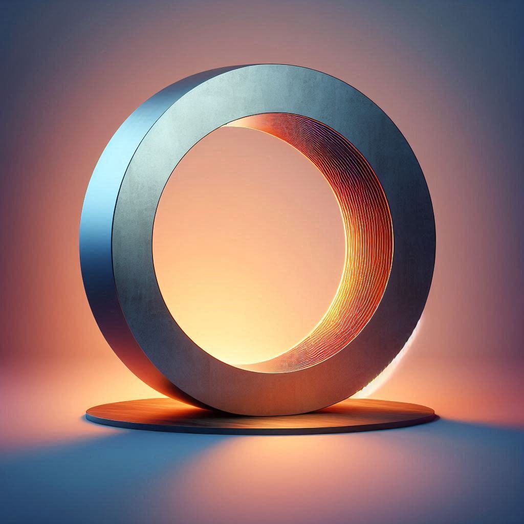 Mirror — litera O (wariant 2)