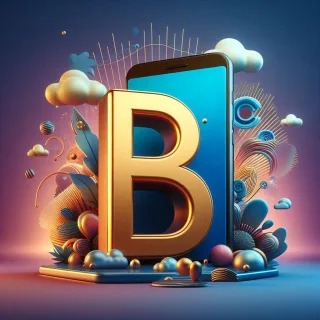 Mobile phone — litera B (wariant 2)
