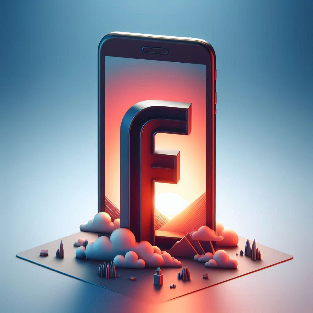 Mobile phone — litera F