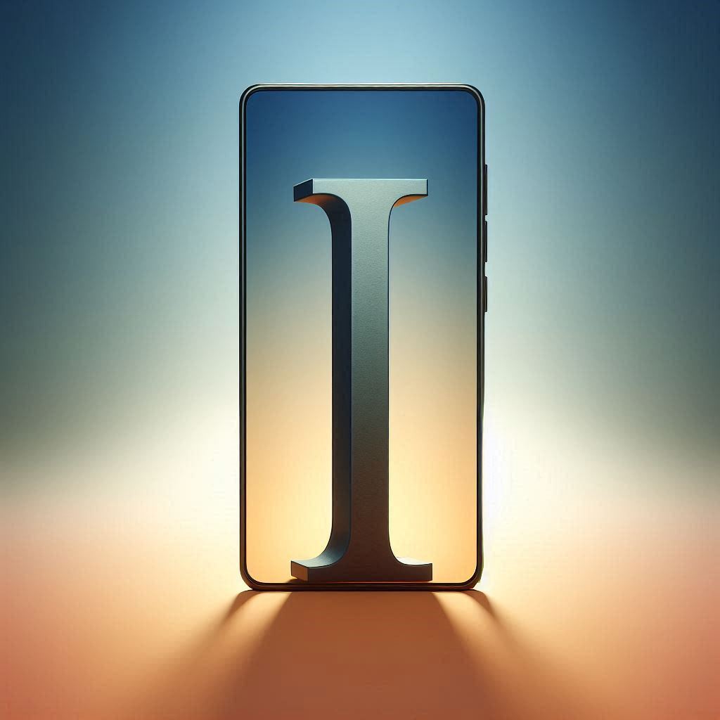 Mobile phone — litera I