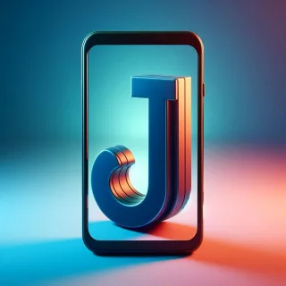 Mobile phone — litera J