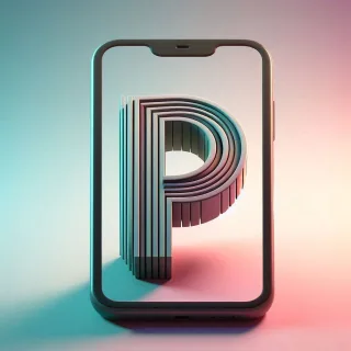 Mobile phone — litera P