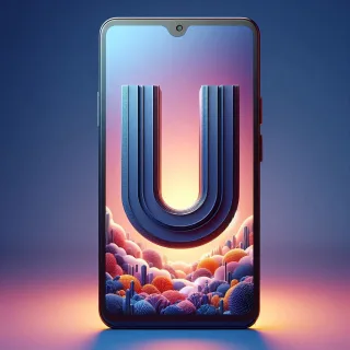 Mobile phone — litera U