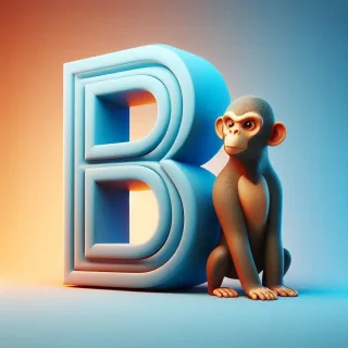 Monkey — litera B