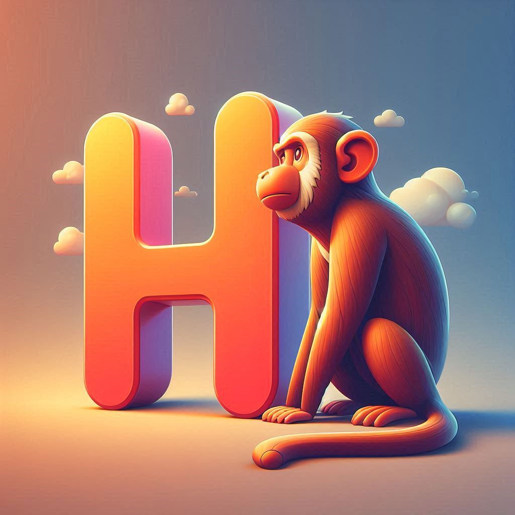 Monkey — litera H