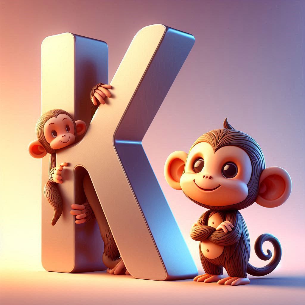 Monkey — litera K