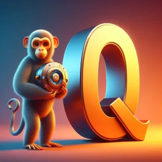 Monkey — litera Q