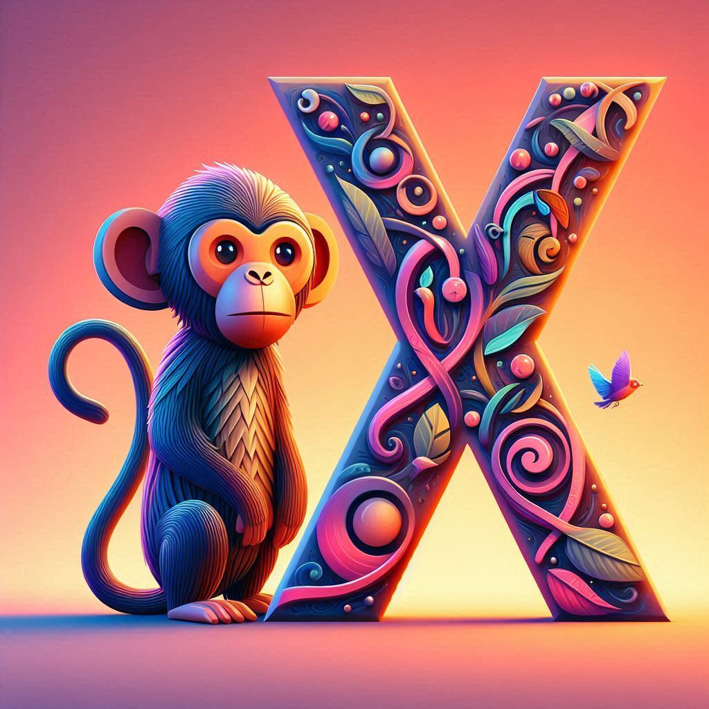 Monkey — litera X