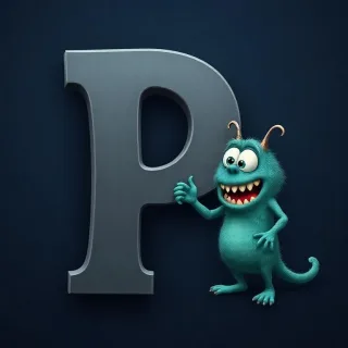 Monster — litera P