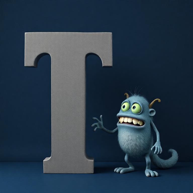 Monster — litera T