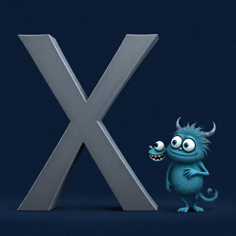 Monster — litera X