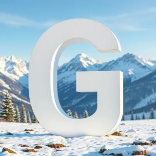 Mountains in winter — litera G