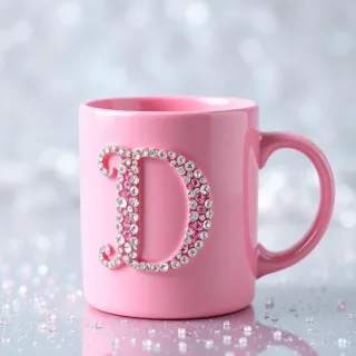 Mug — litera D