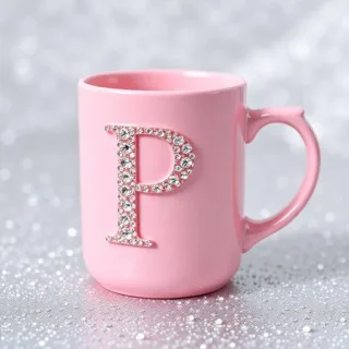 Mug — litera P