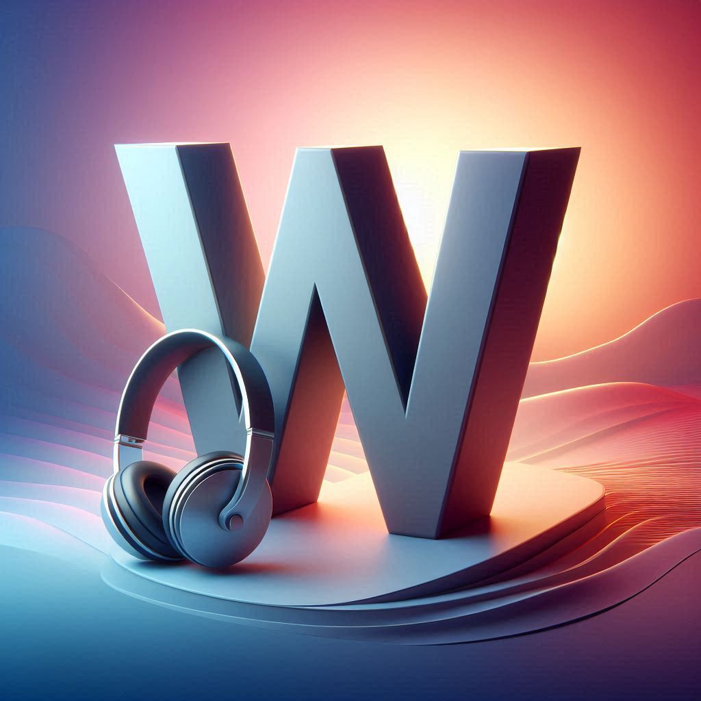 Music headphones — litera W