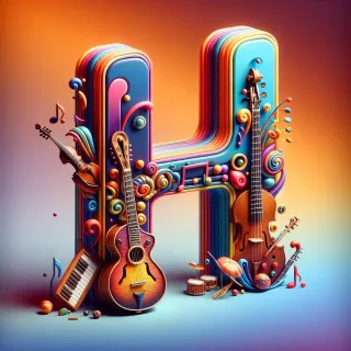 Musical instruments — litera H