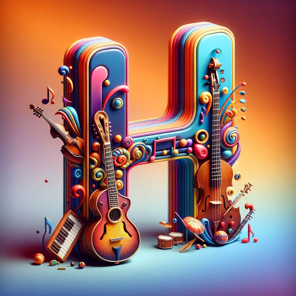 Musical instruments — litera H
