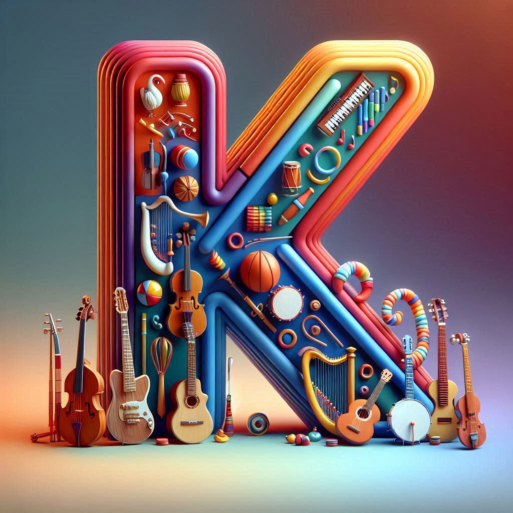 Musical instruments — litera K