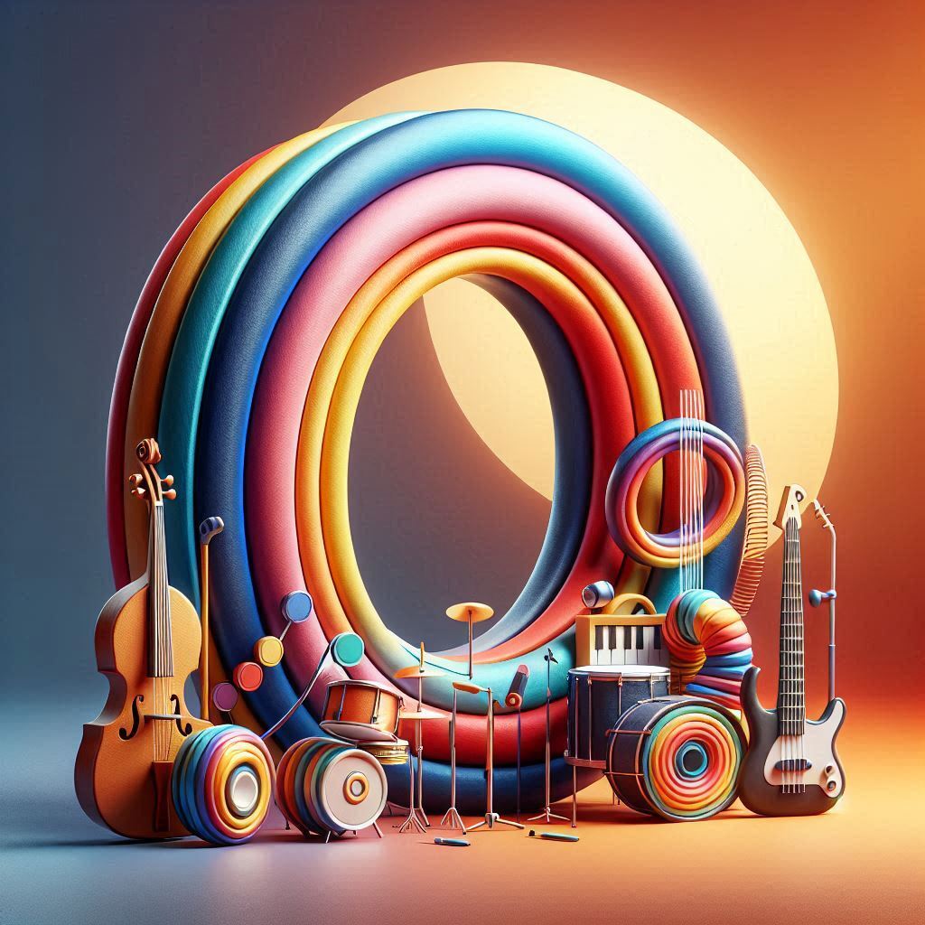 Musical instruments — litera O (wariant 2)
