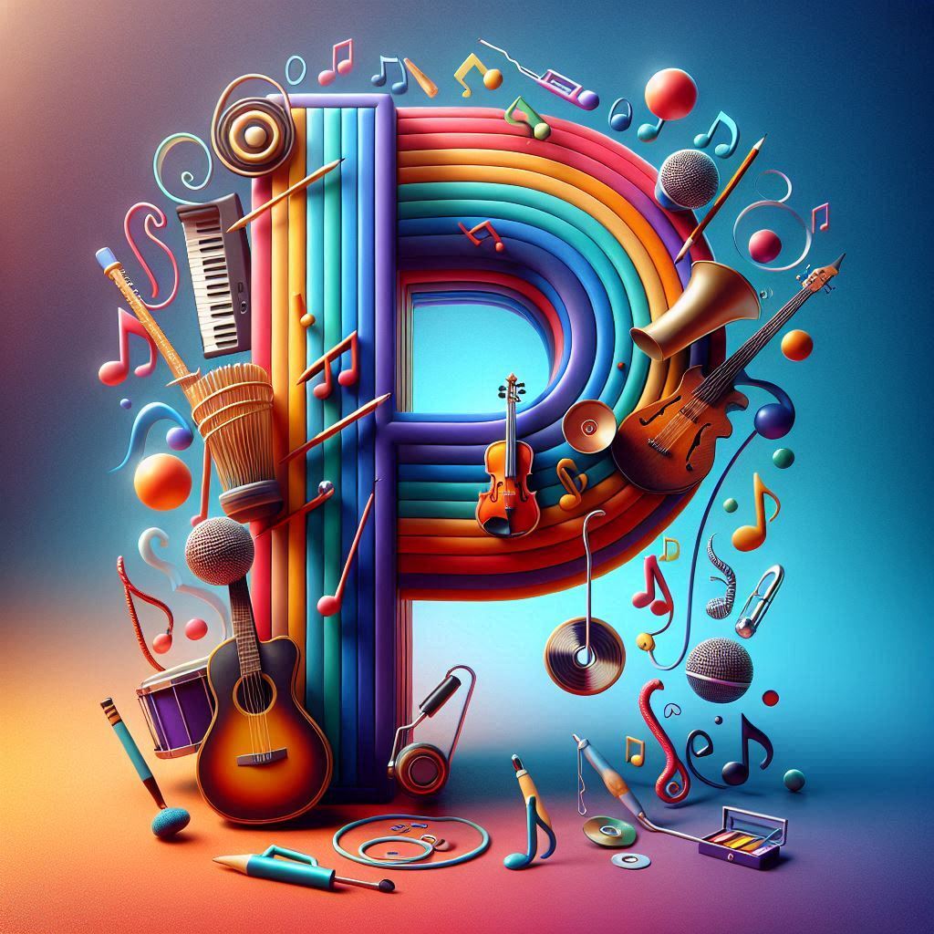 Musical instruments — litera P