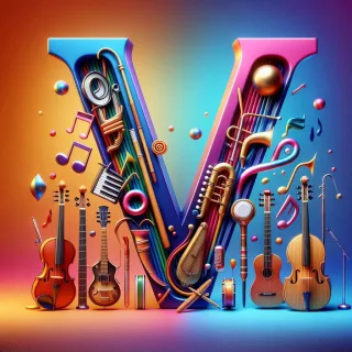 Musical instruments — litera V