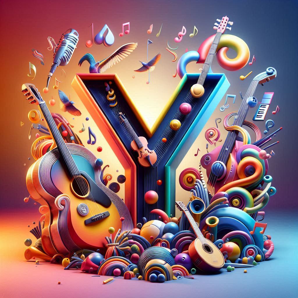 Musical instruments — litera Y (wariant 2)
