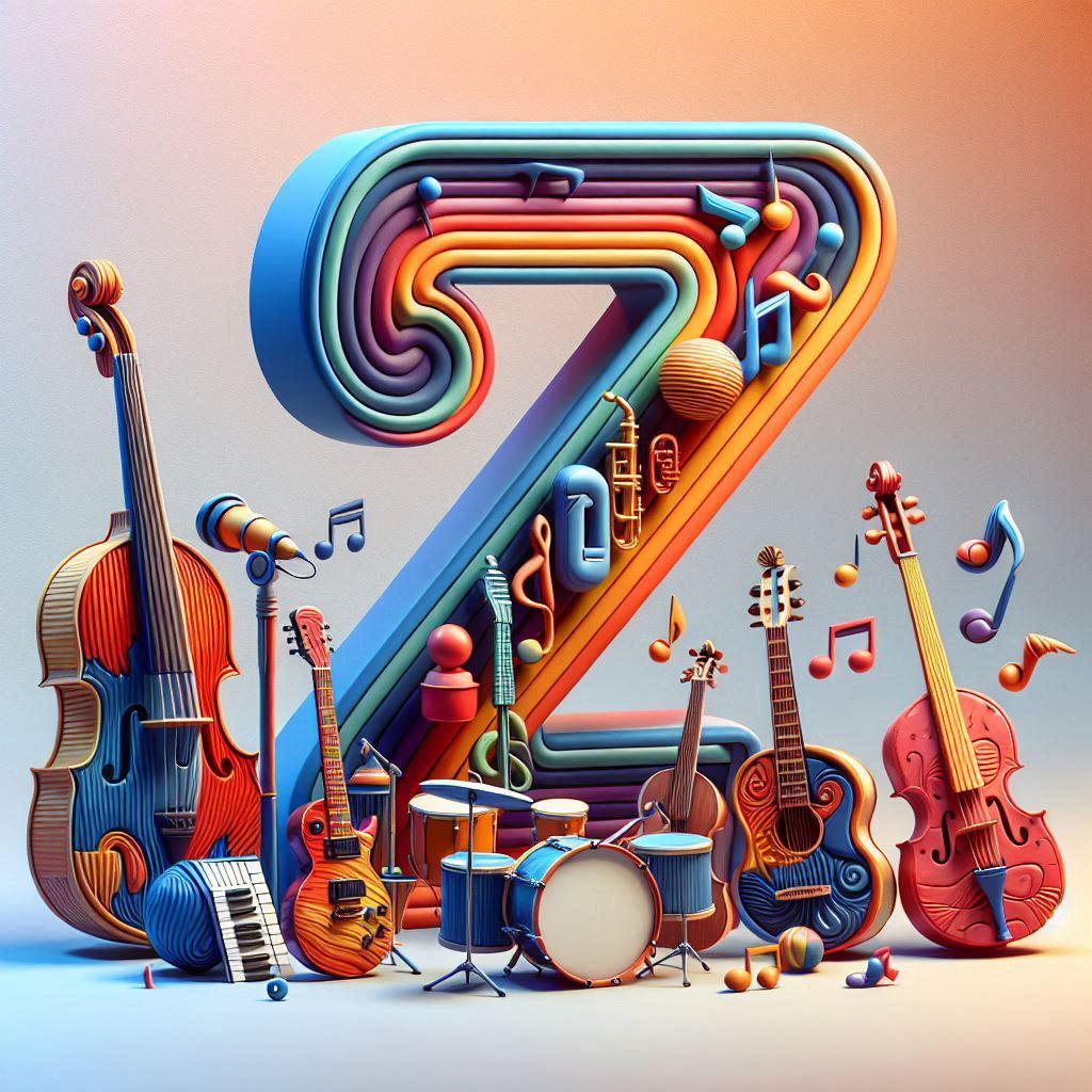 Musical instruments — litera Z