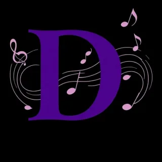 Musical notes 2 — litera D