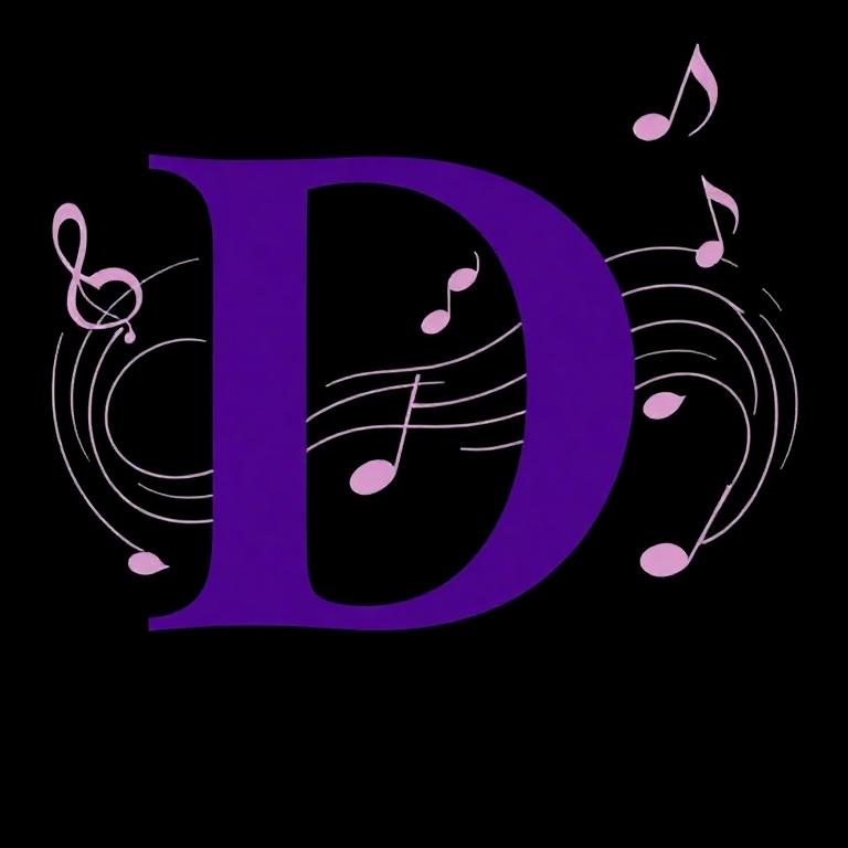 Musical notes 2 — litera D