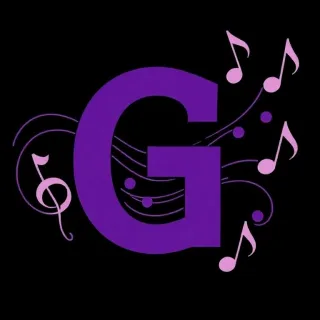 Musical notes 2 — litera G
