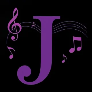 Musical notes 2 — litera J