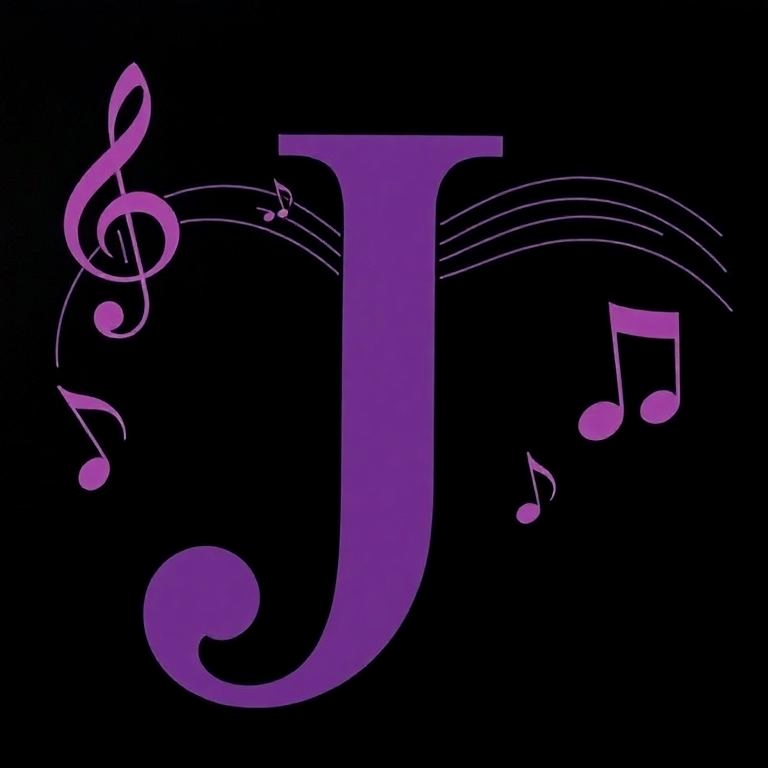 Musical notes 2 — litera J