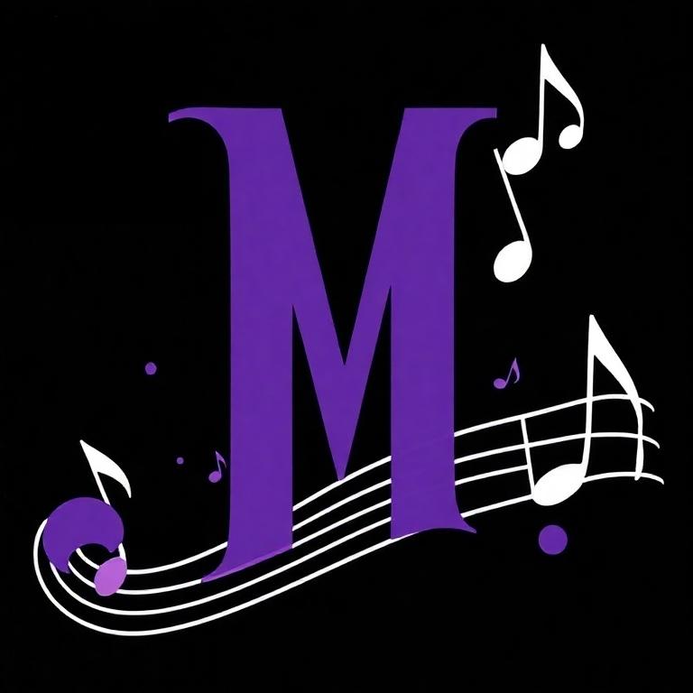 Musical notes 2 — litera M