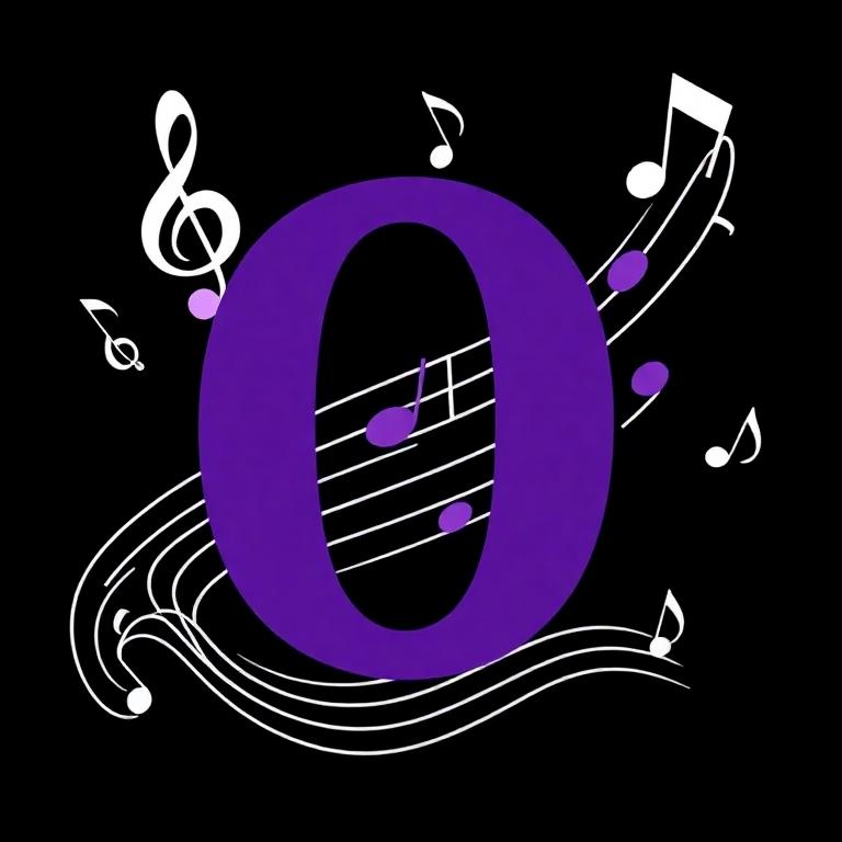 Musical notes 2 — litera O