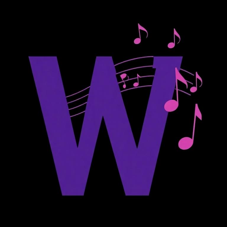 Musical notes 2 — litera W