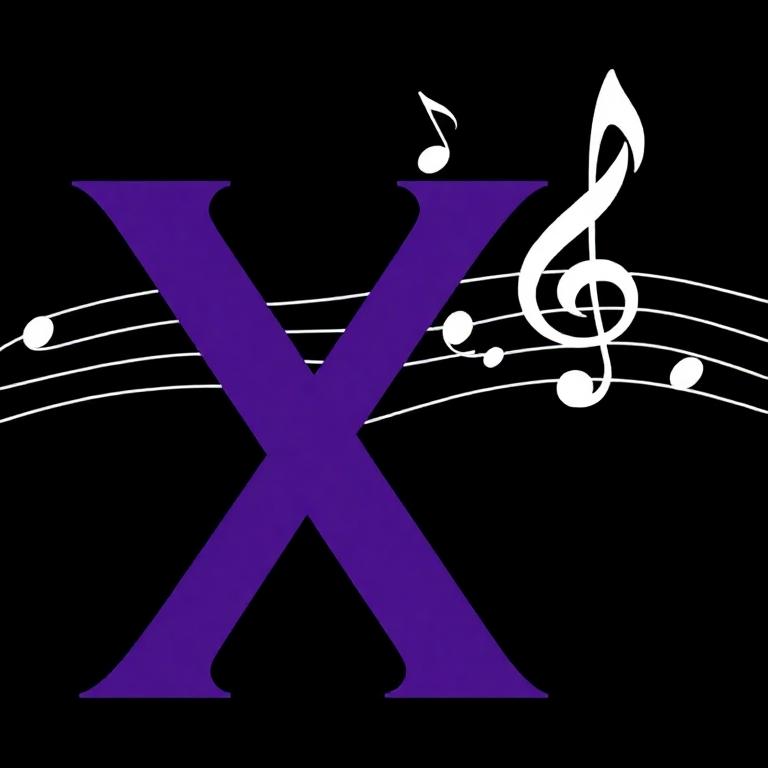 Musical notes 2 — litera X