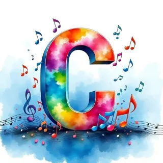 Musical notes 3 — litera C