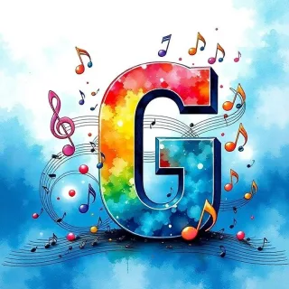 Musical notes 3 — litera G