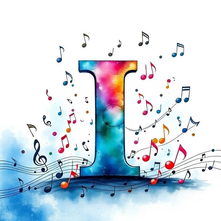 Musical notes 3 — litera I